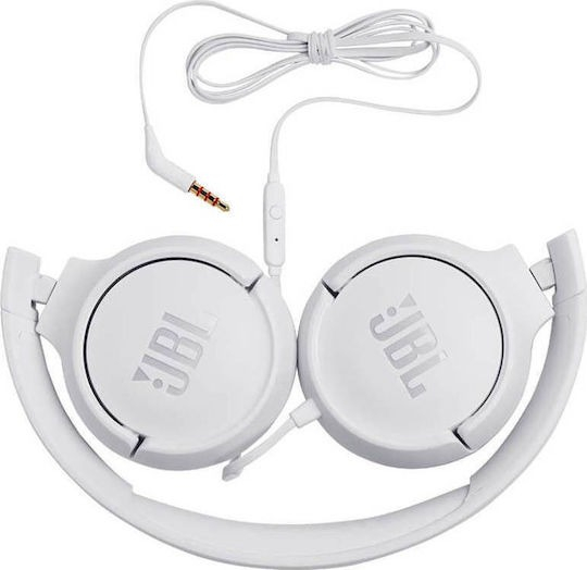 HEADPHONES TUNE 500 ON-EAR UNIVERSAL WHITE JBL