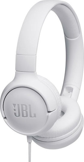 HEADPHONES TUNE 500 ON-EAR UNIVERSAL WHITE JBL