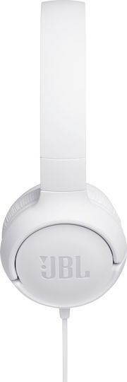 HEADPHONES TUNE 500 ON-EAR UNIVERSAL WHITE JBL