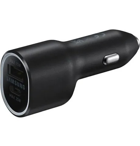 CAR CHARGER FAST CHARGING USB AND TYPE-C 40W BLACK SAMSUNG