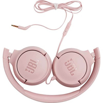 HEADPHONES TUNE 500 ON-EAR UNIVERSAL PINK JBL