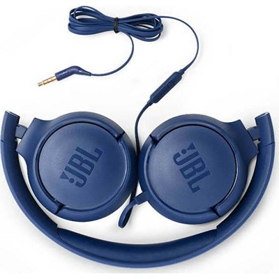 HEADPHONES TUNE 500 ON-EAR UNIVERSAL BLUE JBL