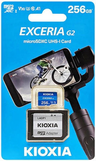SD MICRO UHS 4K U3 V30 256GB WITH ADAPTER KIOXIA