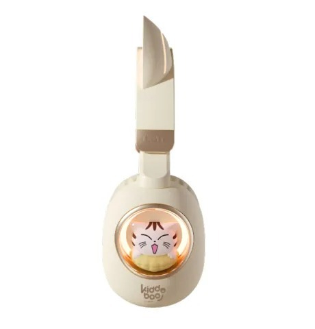 HEADPHONES BLUETOOTH DELULU GOLD KIDDOBOO