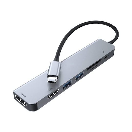 HUB USB-C DOCKING STATION 7-IN-1 PD100W LAMTECH