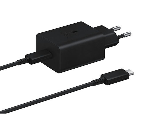 CHARGER TYPE-C WITH CABLE 45W BLACK SAMSUNG
