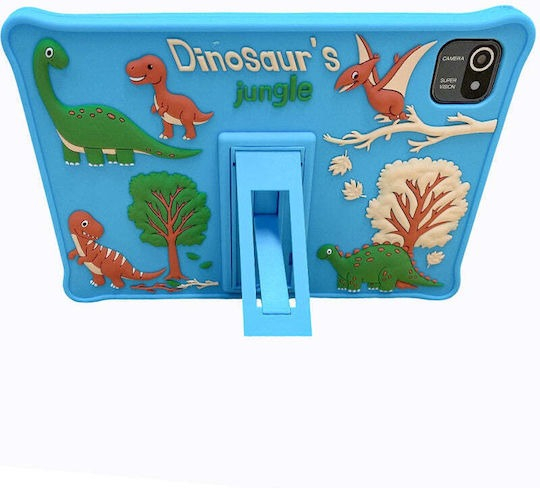 TABLET KID 10.1'' OCTA-CORE 4GB/64GB ANDROID 14 DINOSAUR’S JUNGLE SKY BLUE LAMTECH
