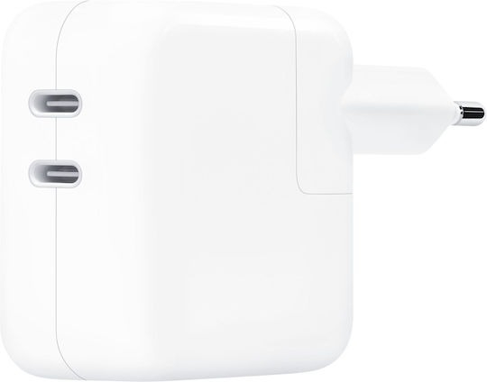 POWER ADAPTER DUAL USB-C 35W MW2K3ZM/A NEW APPLE