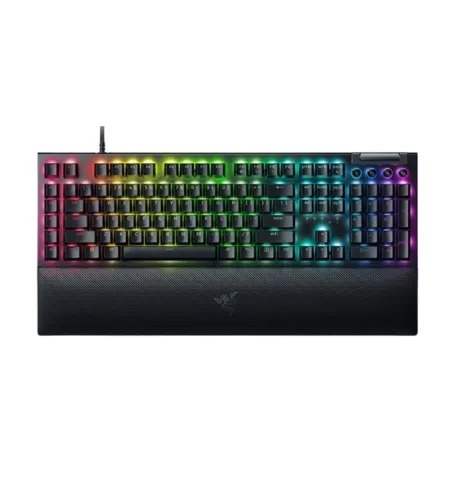KEYBOARD MECHANICAL GAMING BLACKWIDOW V4 RGB UNDERGLOW LED YELLOW LINEAR SWITCH RAZER