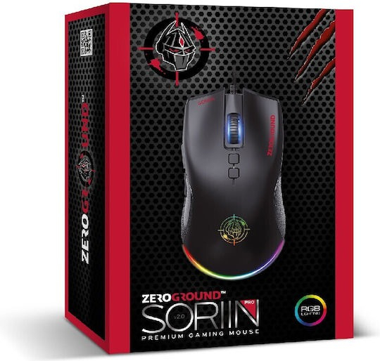 MOUSE GAMING WIRED RGB MS-4400G SORIIN v2.0 ZEROGROUND