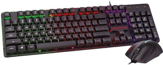 KEYBOARD &amp; MOUSE GAMING WIRED RGB KB-2400GUMS AZAI v3.0 ZEROGROUND