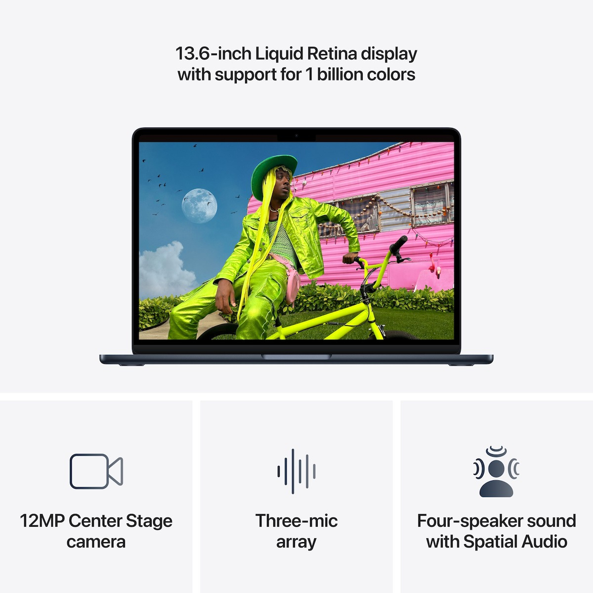 MacBook Air 13.6'' M5/16GB/512GB MIDNIGHT MDHE4GR/A APPLE