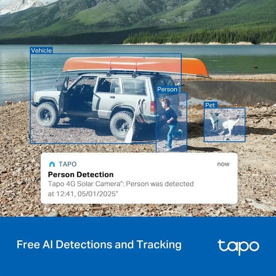 IP CAMERA WIRELESS TAPO C615G KIT 2K SOLAR OUTDOOR PAN/TILT 4G LTE TP-LINK