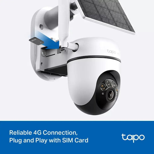 IP CAMERA WIRELESS TAPO C615G KIT 2K SOLAR OUTDOOR PAN/TILT 4G LTE TP-LINK
