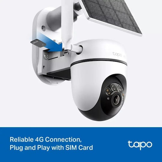 IP CAMERA WIRELESS TAPO C615G KIT 2K SOLAR OUTDOOR PAN/TILT 4G LTE TP-LINK