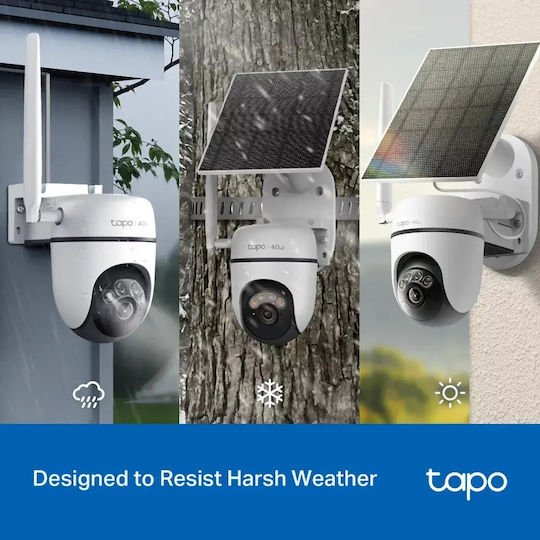IP CAMERA WIRELESS TAPO C615G KIT 2K SOLAR OUTDOOR PAN/TILT 4G LTE TP-LINK