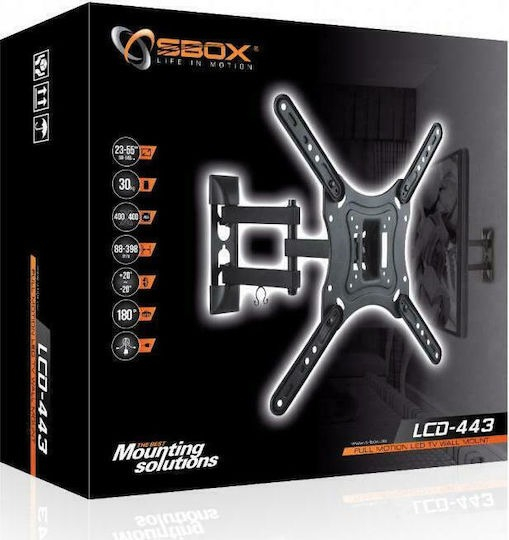 ΒΑΣΗ TV WALL MOUNT LCD-443 23''-55'' SBOX