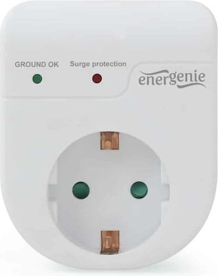 SURGE PROTECTOR SINGLE SOCKET, SHUKO WHITE ENERGENIE